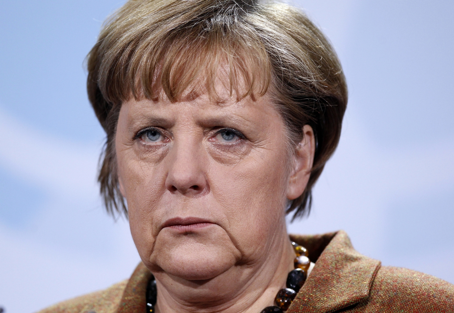 Frau Merkel Blank Meme Template