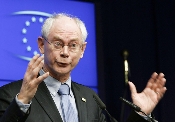 High Quality Herman Van Rompuy EU president Blank Meme Template