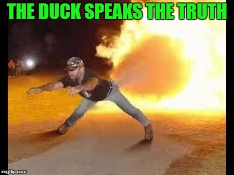 THE DUCK SPEAKS THE TRUTH | made w/ Imgflip meme maker