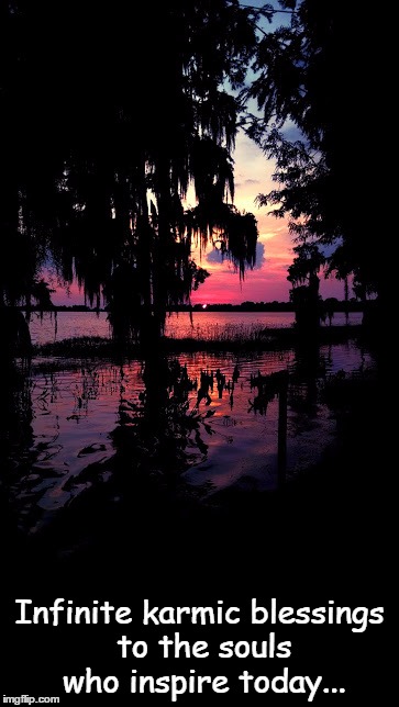 Lilac Sunset | Infinite karmic blessings to the souls who inspire today... | image tagged in sunsetspiration,livingbeauty,artandlife | made w/ Imgflip meme maker