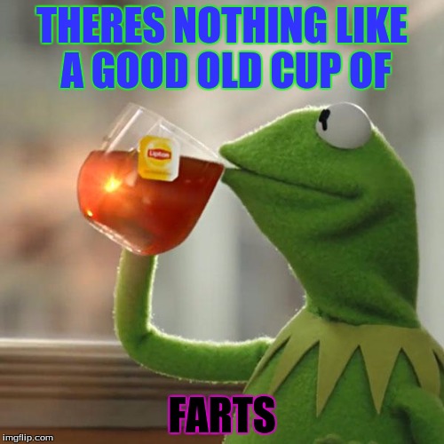 But That's None Of My Business Meme | THERES NOTHING LIKE A GOOD OLD CUP OF; FARTS | image tagged in memes,but thats none of my business,kermit the frog | made w/ Imgflip meme maker