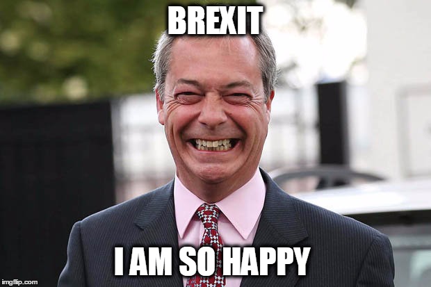 BREXIT | BREXIT; I AM SO HAPPY | image tagged in brexit | made w/ Imgflip meme maker