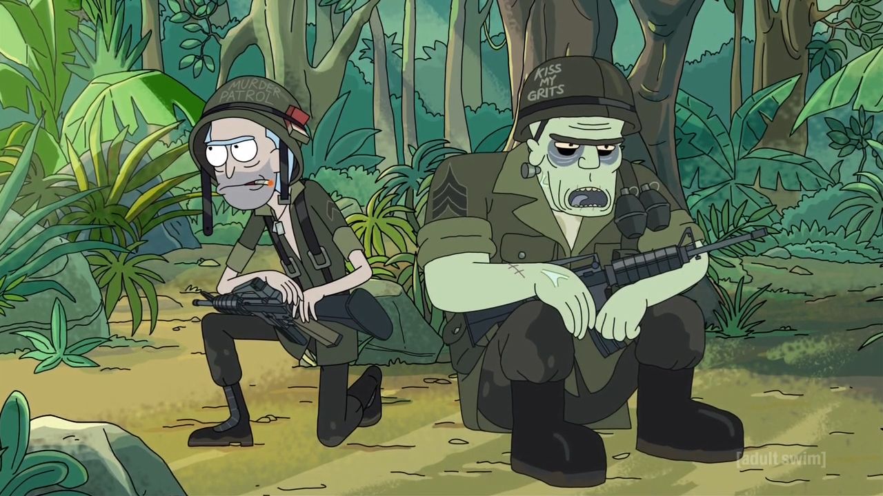 High Quality rick and Morty 204 Vietnam Blank Meme Template