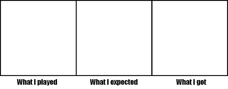 High Quality What I Played Blank Meme Template