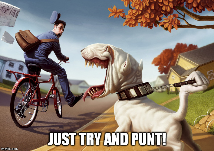 JUST TRY AND PUNT! | made w/ Imgflip meme maker