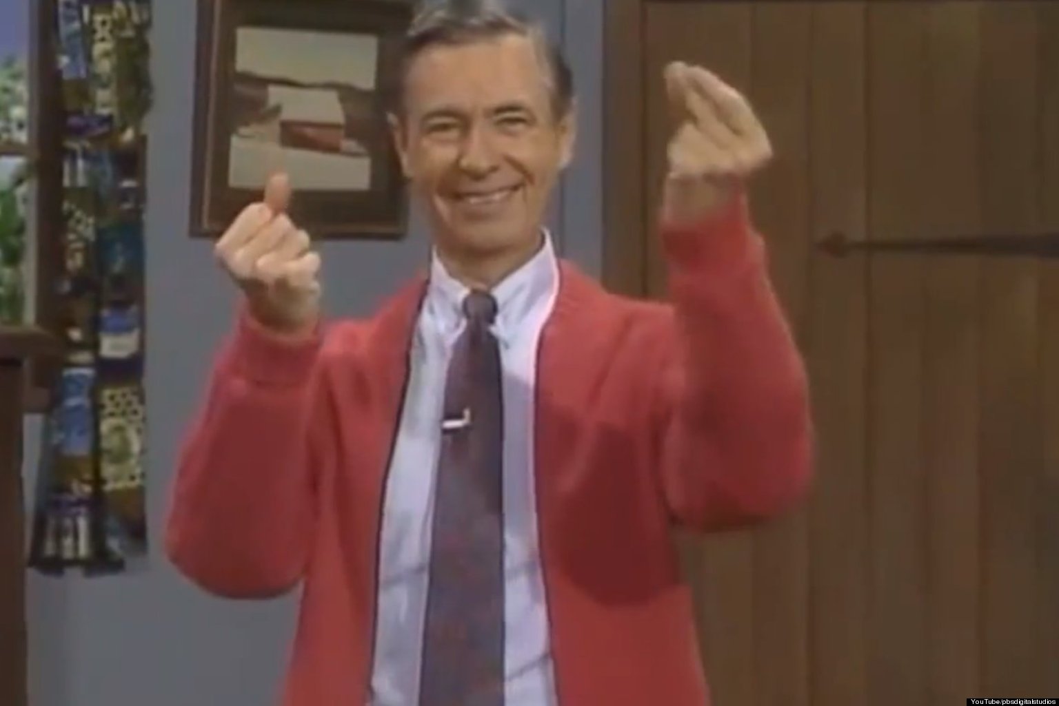 High Quality Mister Rogers snaps Blank Meme Template