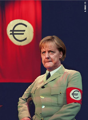 Merkel hitler Blank Meme Template