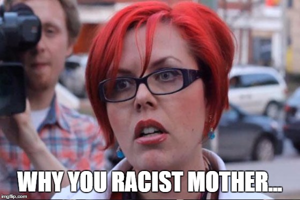 WHY YOU RACIST MOTHER... | made w/ Imgflip meme maker