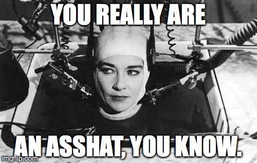 YOU REALLY ARE AN ASSHAT, YOU KNOW. | made w/ Imgflip meme maker