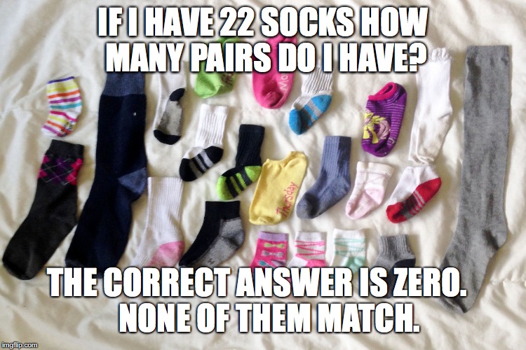 sock matching Memes & GIFs - Imgflip