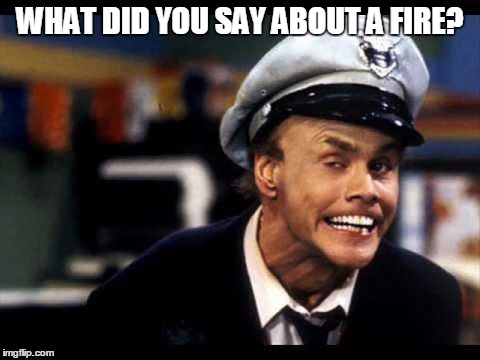 WHAT DID YOU SAY ABOUT A FIRE? | image tagged in fire mashall bill | made w/ Imgflip meme maker