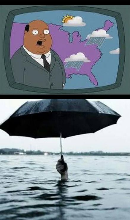 Its Gon' Rain! Blank Meme Template