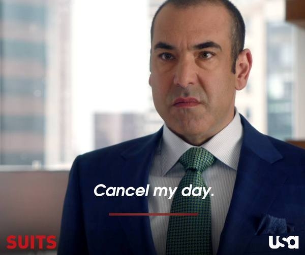 High Quality Louis Litt Suits Blank Meme Template