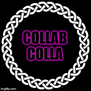 COLLAB; COLLA | image tagged in youtube,collabcolla | made w/ Imgflip meme maker
