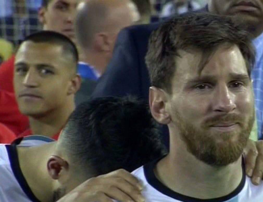 High Quality Messi and Sanchez Blank Meme Template