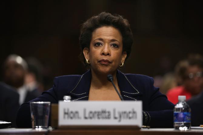 High Quality loretta Lynch Hillary Clinton Benghazi investigation  Blank Meme Template