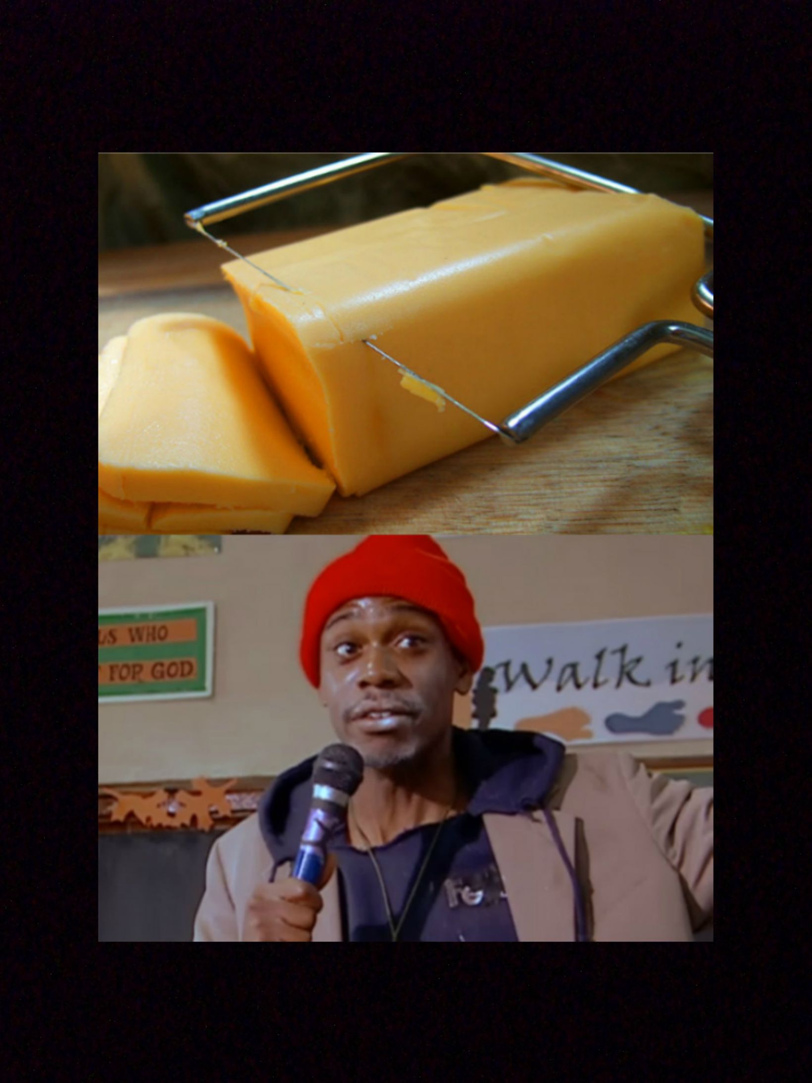 government cheese Blank Meme Template