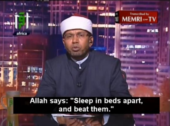 Muslim Cleric Wife Beating Blank Meme Template