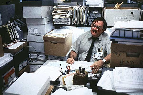 Milton Office Space Basement Blank Meme Template