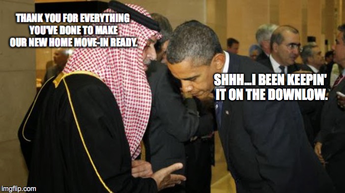 SOMEONE'S KNOCKIN' AT THE DOOR. SOMEONE'S RINGIN' THE BELL. DO ME A FAVOR, OPEN THE DOOR AND LET 'EM IN | SHHH...I BEEN KEEPIN' IT ON THE DOWNLOW. | image tagged in obama,islamic state | made w/ Imgflip meme maker