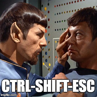 CTRL-SHIFT-ESC | image tagged in ctrl-shift-esc | made w/ Imgflip meme maker