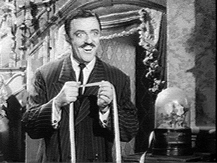 Measuring Gomez Addams Blank Meme Template