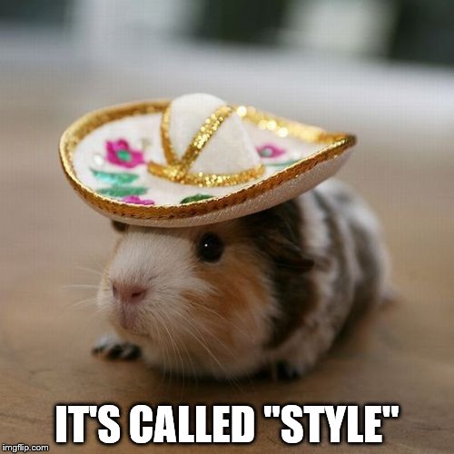 Hats the way to do it | IT'S CALLED "STYLE" | image tagged in memes,animals,fashion,hats | made w/ Imgflip meme maker