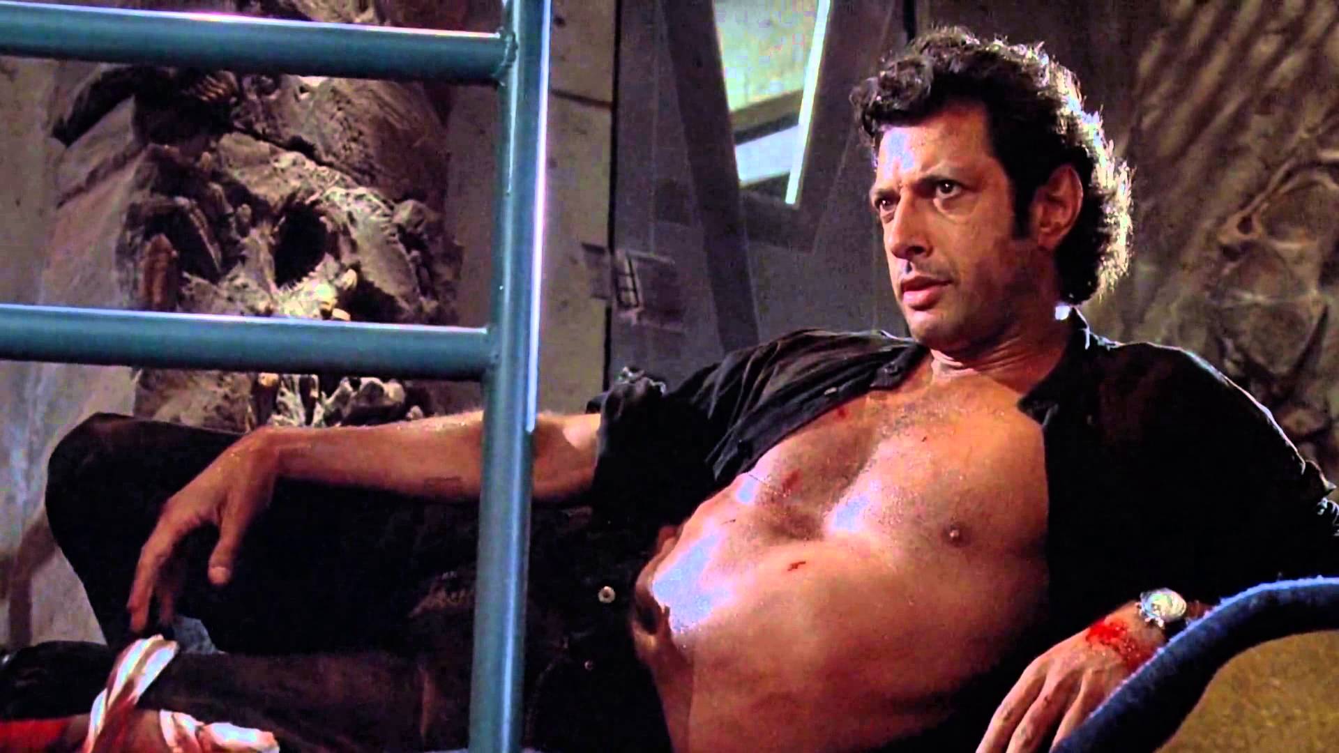 High Quality Jeff Goldblum's chest Blank Meme Template