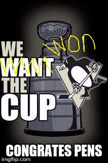 2016 NHL CHAMPS! | CONGRATES PENS | image tagged in memes | made w/ Imgflip meme maker
