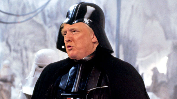 High Quality donald vader Blank Meme Template