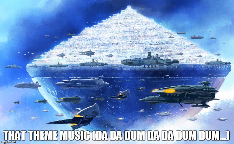 Comet Empire Theme Music | THAT THEME MUSIC (DA DA DUM DA DA DUM DUM...) | image tagged in space battleship yamato,star blazers | made w/ Imgflip meme maker