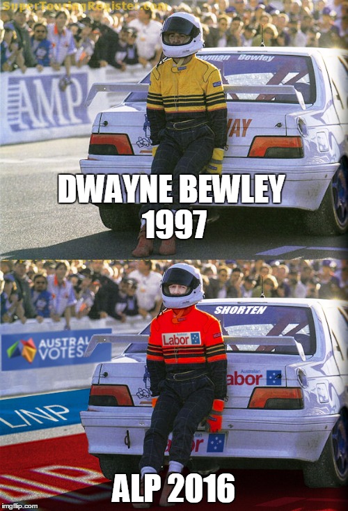 DWAYNE BEWLEY 1997; ALP 2016 | made w/ Imgflip meme maker