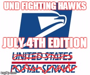 UND FIGHTING HAWKS; JULY 4TH EDITION | image tagged in hockey | made w/ Imgflip meme maker