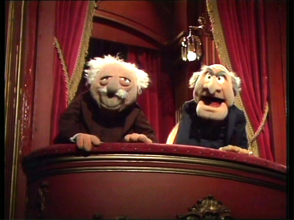 Statler and Waldorf Blank Meme Template