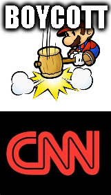 Boycott CNN | BOYCOTT | image tagged in cnn,boycott,network | made w/ Imgflip meme maker