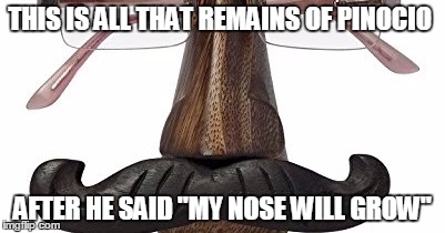 THIS IS ALL THAT REMAINS OF PINOCIO; AFTER HE SAID "MY NOSE WILL GROW" | image tagged in pinocchio paradox,pinocchio,memes,funny | made w/ Imgflip meme maker