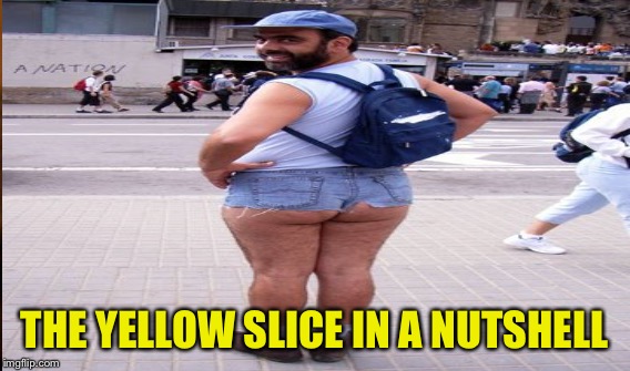 THE YELLOW SLICE IN A NUTSHELL | made w/ Imgflip meme maker