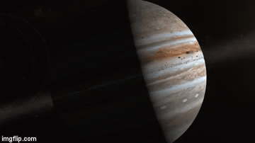 Juno Mission July 4, 2016 | image tagged in gifs,jupiter,juno | made w/ Imgflip video-to-gif maker
