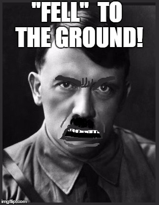"FELL"  TO THE GROUND! | image tagged in spelling nazi | made w/ Imgflip meme maker