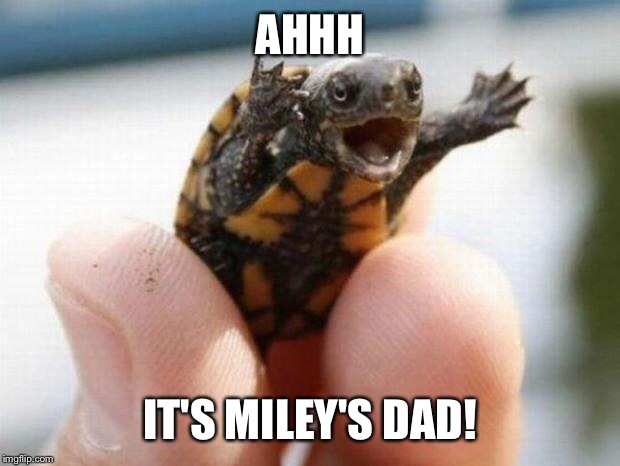 AHHH IT'S MILEY'S DAD! | made w/ Imgflip meme maker