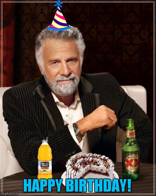 The Most Interesting Man In The World Meme | HAPPY BIRTHDAY! | image tagged in memes,the most interesting man in the world | made w/ Imgflip meme maker
