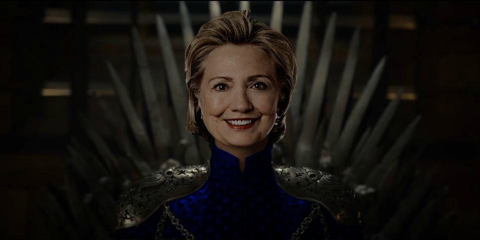 Queen Hillary Blank Meme Template