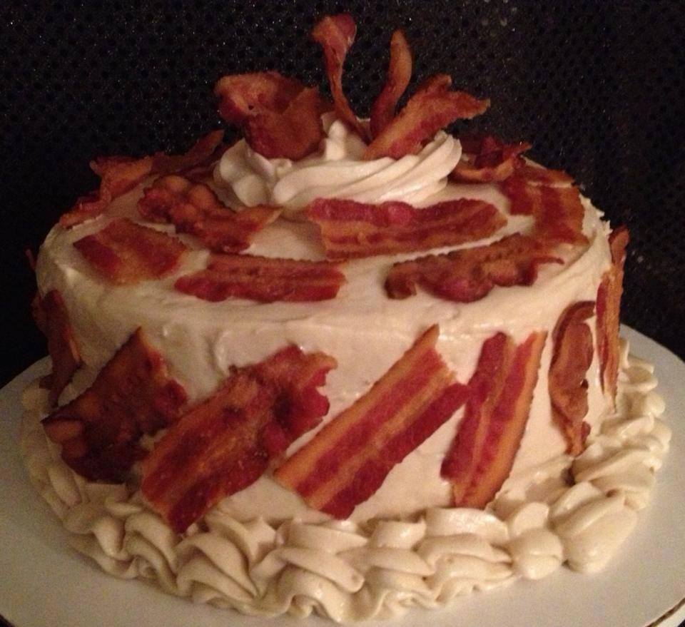 Bacon cake Blank Meme Template
