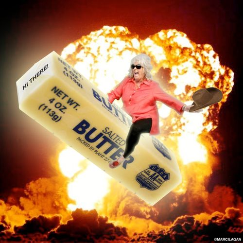 High Quality Paula Deen Explosive Butter Blank Meme Template