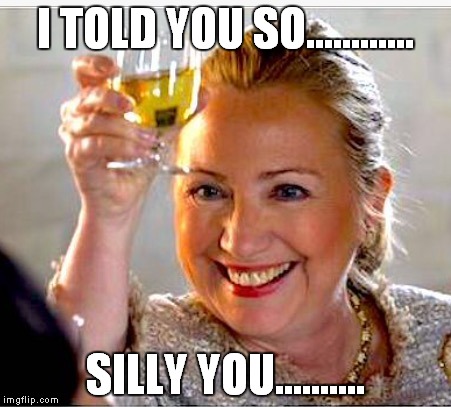 hillary told me she