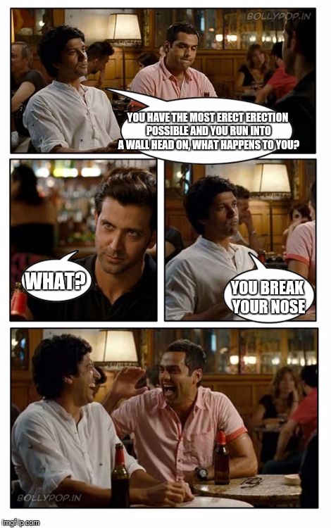 ZNMD Meme | YOU HAVE THE MOST ERECT ERECTION POSSIBLE AND YOU RUN INTO A WALL HEAD ON, WHAT HAPPENS TO YOU? WHAT? YOU BREAK YOUR NOSE | image tagged in memes,znmd | made w/ Imgflip meme maker