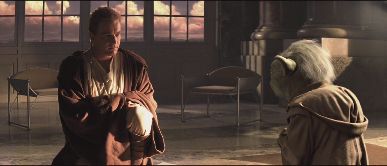 High Quality Obi Wan and Yoda Blank Meme Template