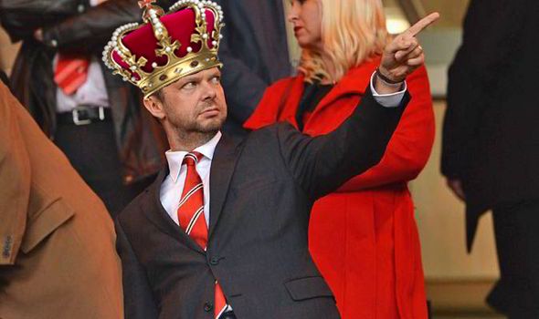 High Quality Ed Woodward wearing a crown Blank Meme Template