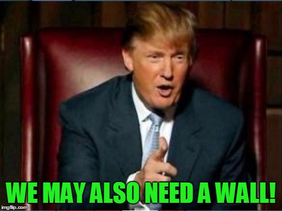 WE MAY ALSO NEED A WALL! | made w/ Imgflip meme maker