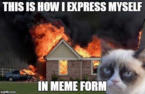 THIS IS HOW I EXPRESS MYSELF IN MEME FORM | made w/ Imgflip meme maker
